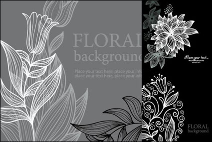 Beautiful line vector material