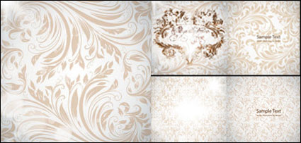 Gorgeous European-style pattern vector material