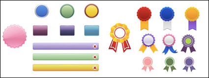 {beautiful label} vector material