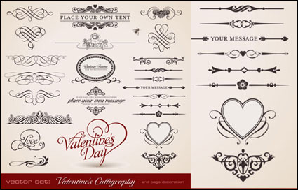 Delicate lace pattern elements