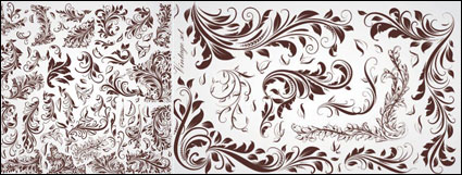 Crude fashion pattern vector material