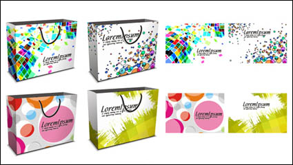 Fashion bag design vector material