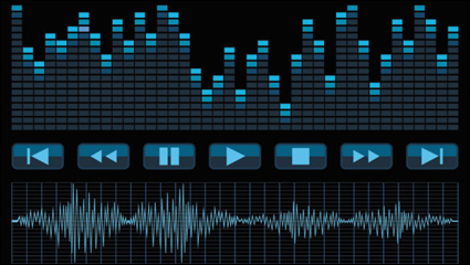 Audio band material 02 - vector