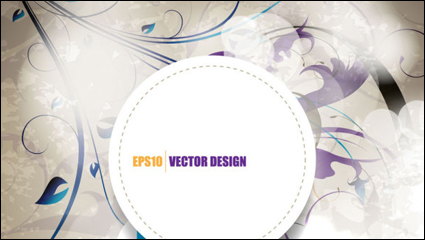 Classic pattern background 01 - vector material