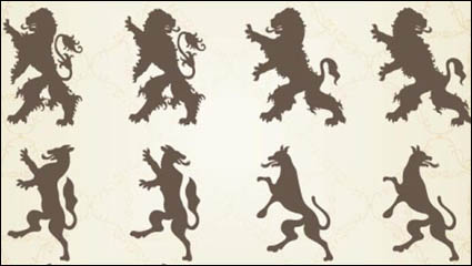 European gorgeous retro pattern 01 - vector