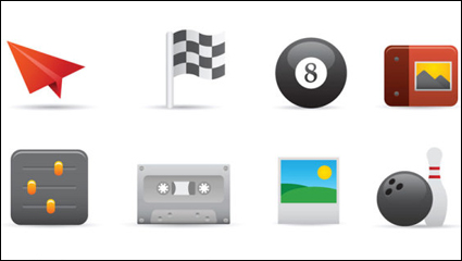 Exquisite cartoon icon 01 - vector