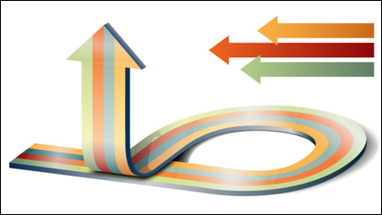 Page indicate the direction of the arrow vector material