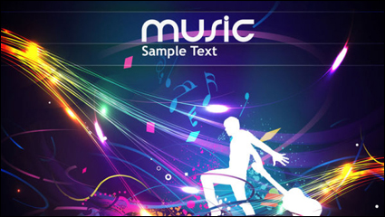 Brilliant dynamic background 04 - vector material