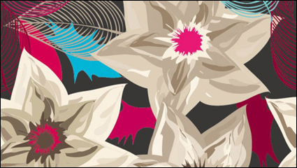 Patterns background 01 - vector material