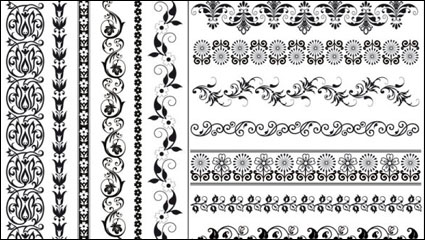 Exquisite lace pattern 01 - vector material