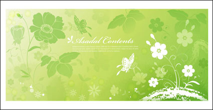 Butterfly Dream elegant background pattern vector material