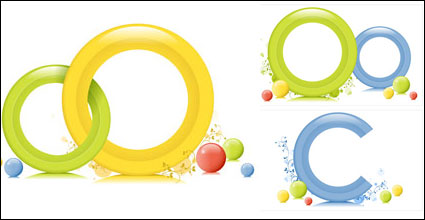 Crystal ball Vector pattern