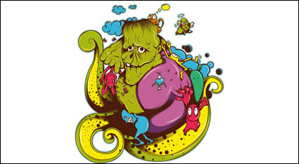 Green Monster Vector