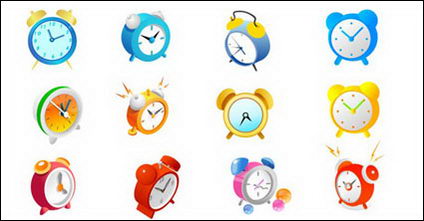 Alarm clock Vector material