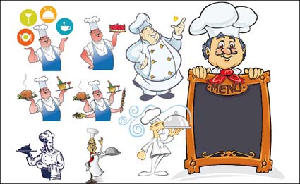 Chef Series Vector material
