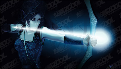 Wizard beauty of God striker vector material