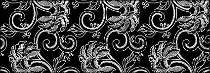 Vector traditional tiled background material-13