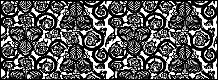 Vector traditional tiled background material-17