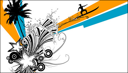 Summer surf the elements