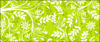 Green background patterns